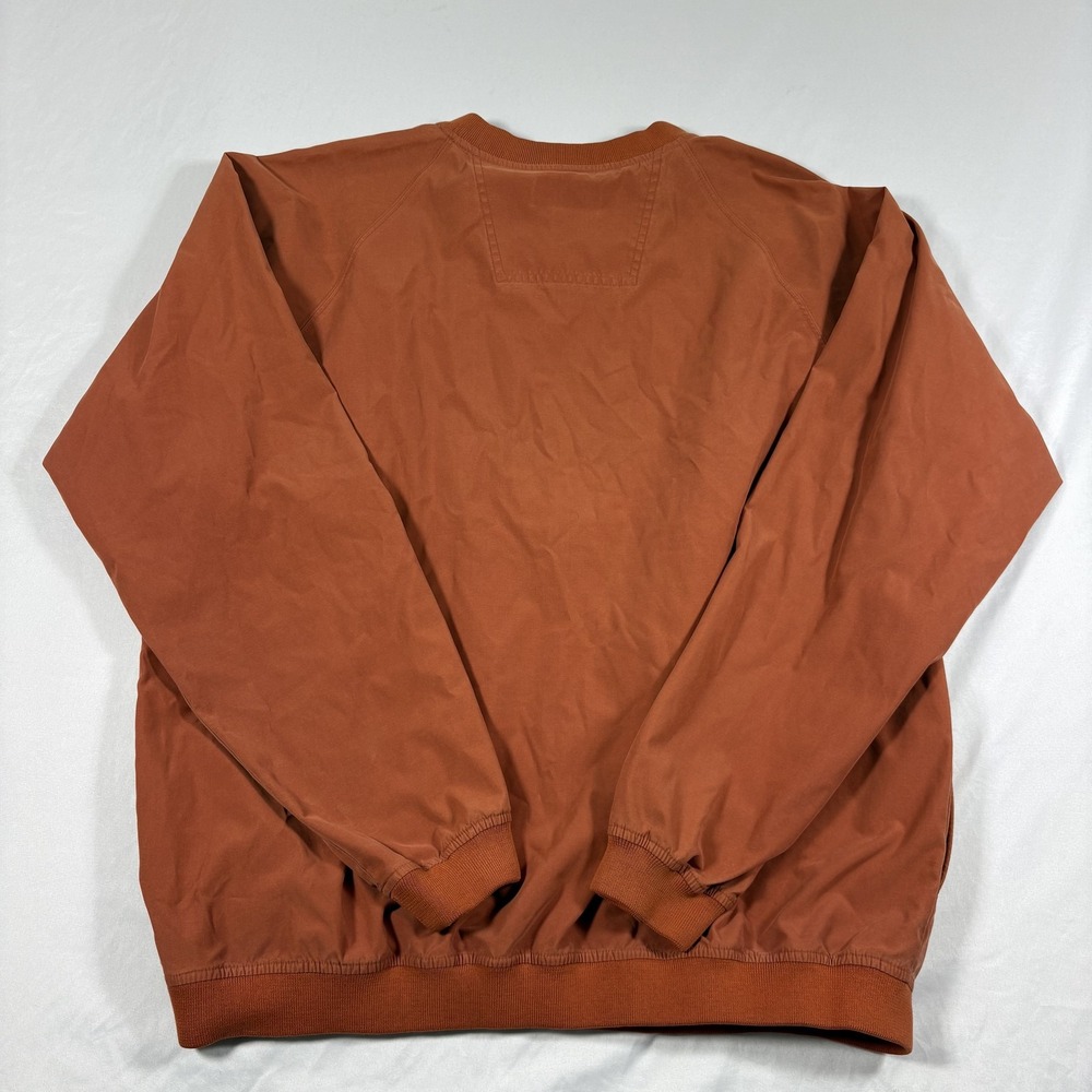 Antigua Texas Longhorns Pullover Men Size L Burnt Orange V-Neck Embroidered Logo - Picture 4 of 9